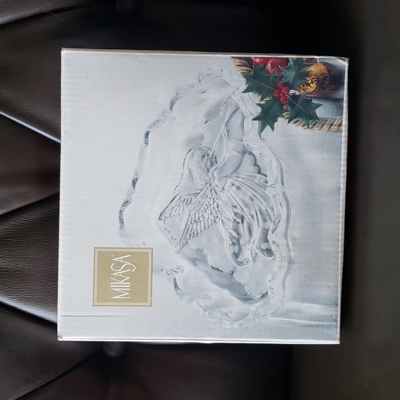 Mikasa Crystal Angel Trinket Dish - Picture 1 of 10
